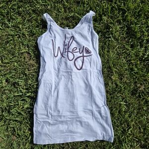 Wifey Tank DRESS – Bride Bachelorette Party Shirt – Wedding Gift Back Stock